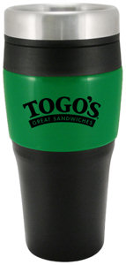 Promotional Travel Mugs: 16oz No Slip Grip Tumblers